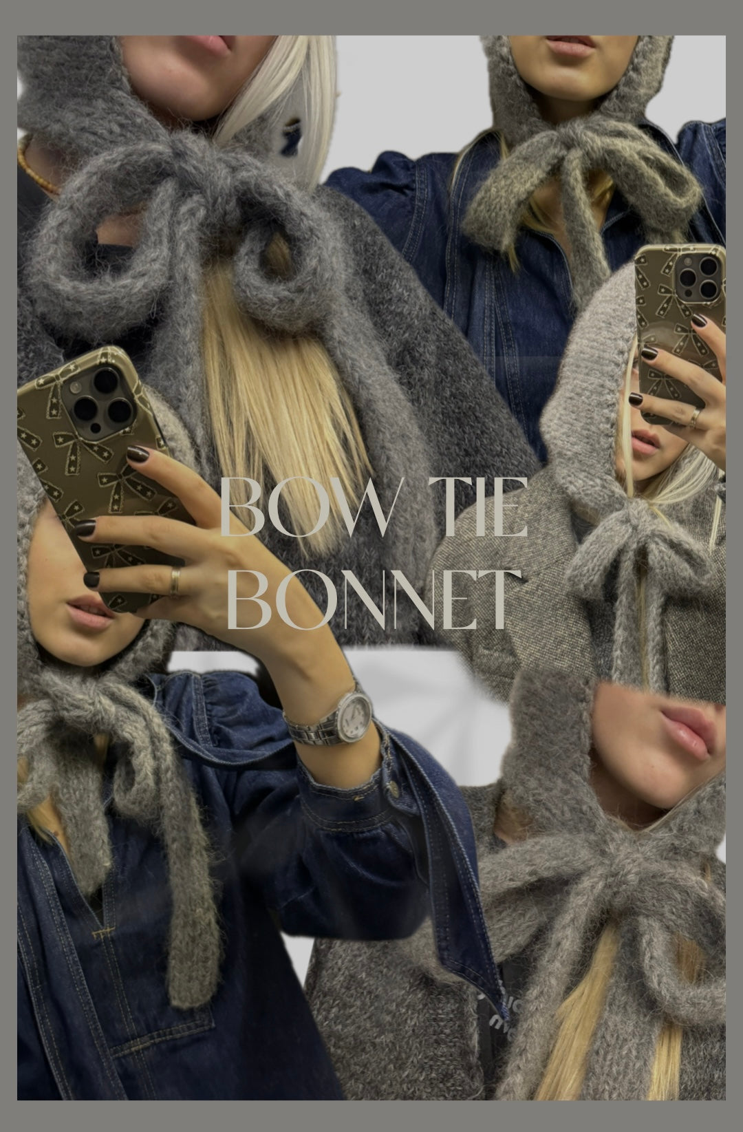 Bow Tie Bonnet