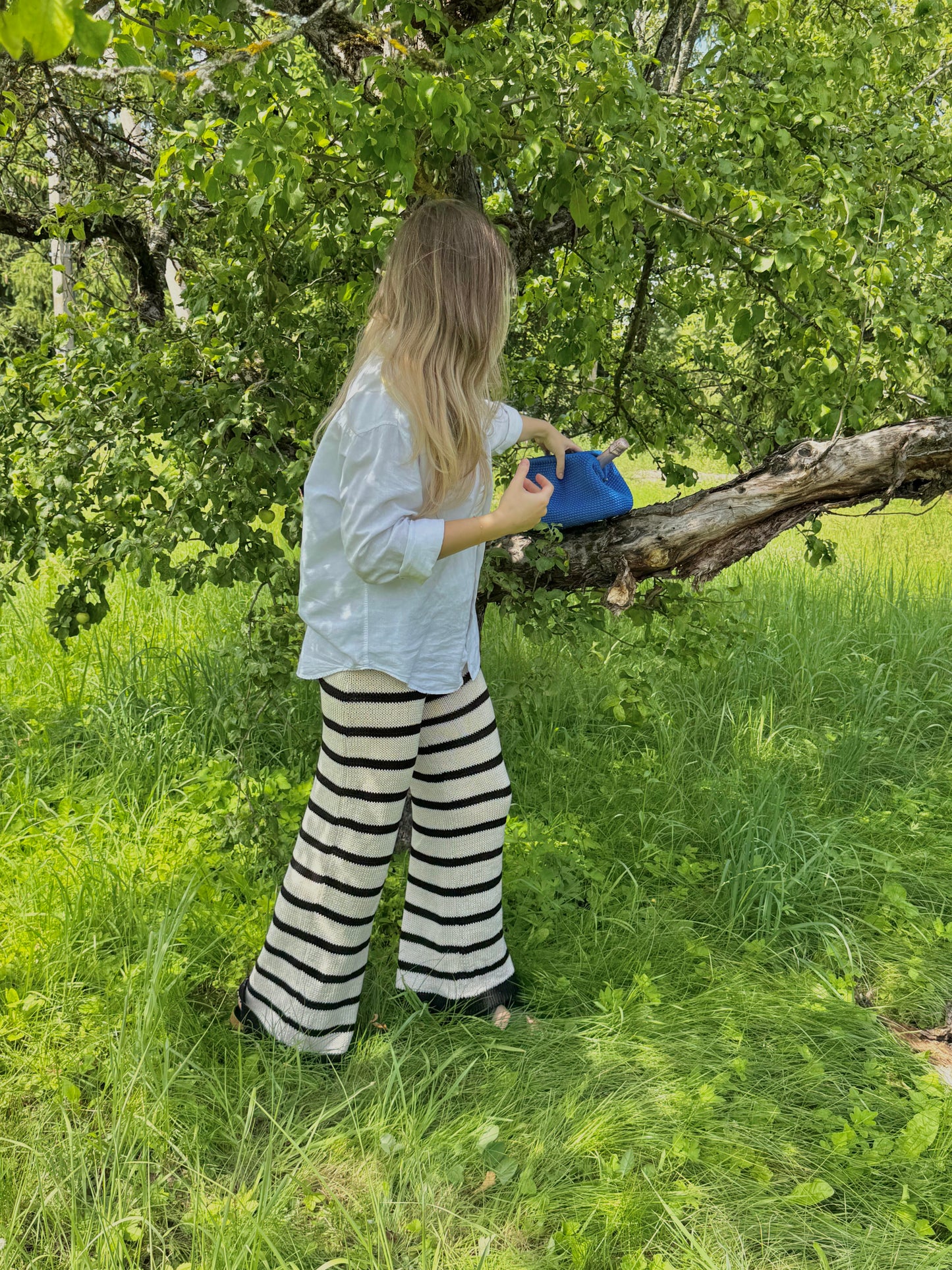Étirée cotton pants