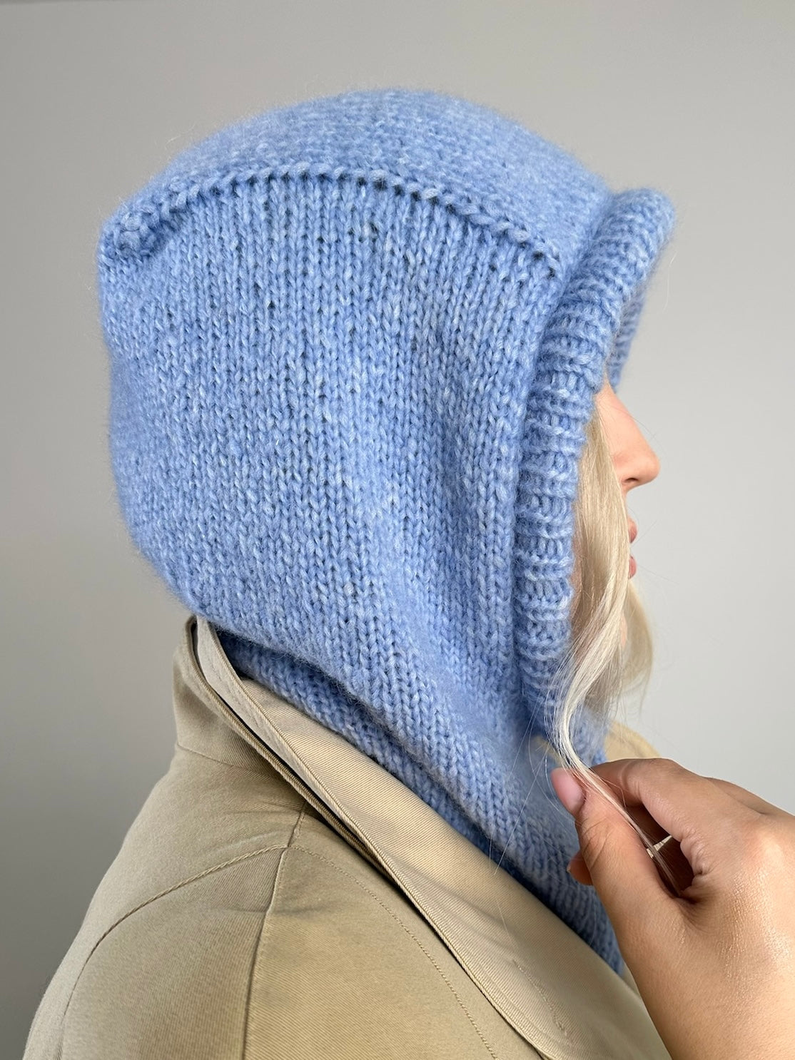 Super soft crochet balaclava