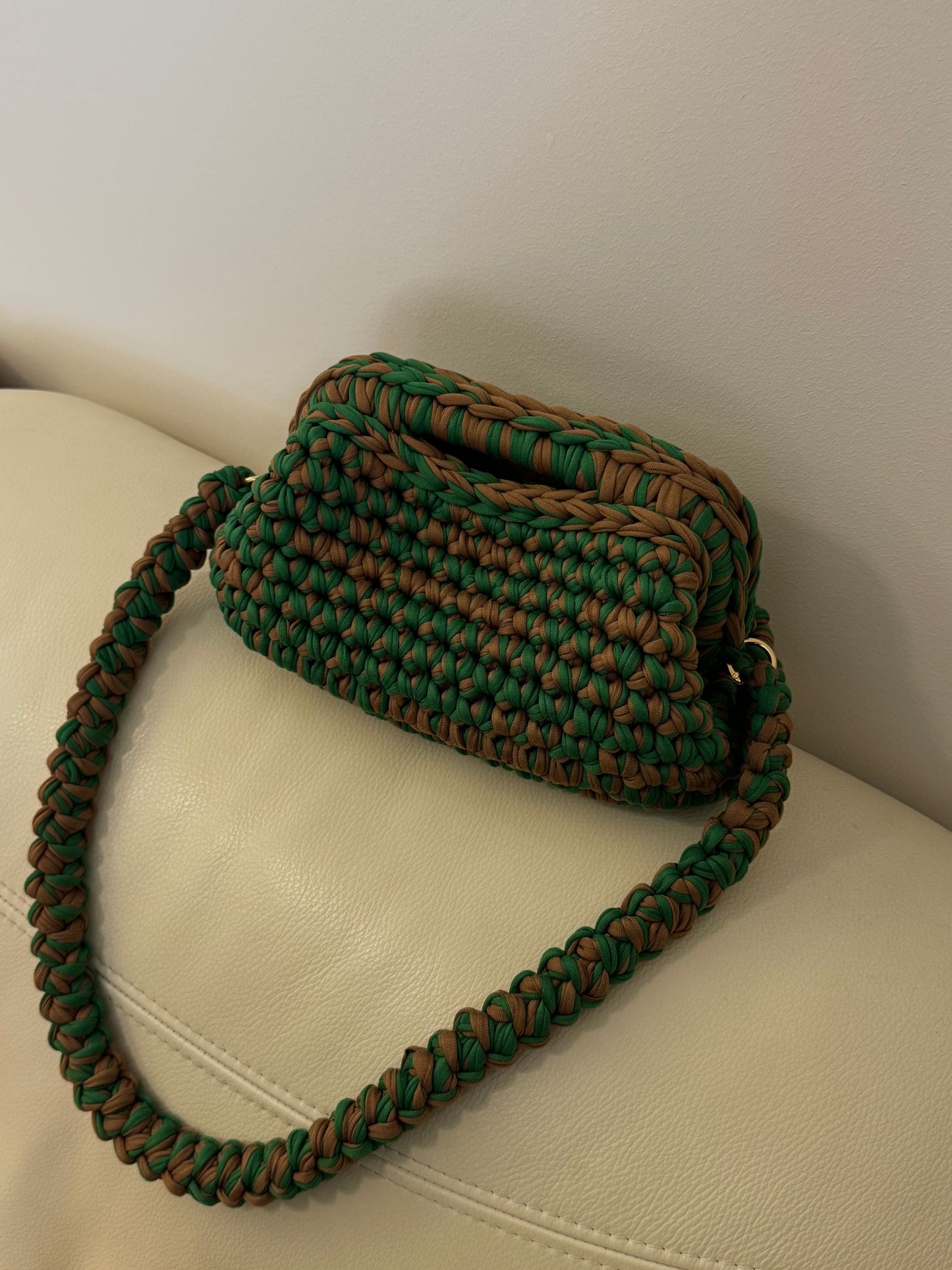 Textile String Crochet Bag