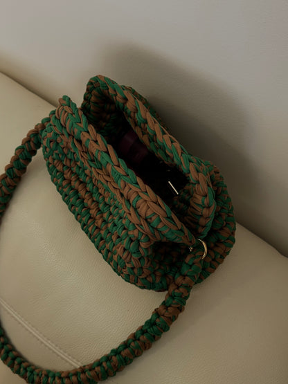 Textile String Crochet Bag