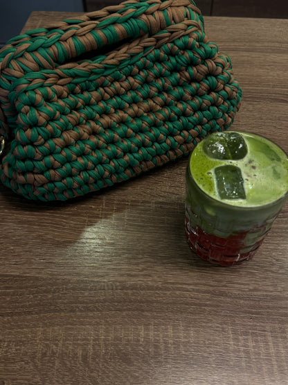 Textile String Crochet Bag