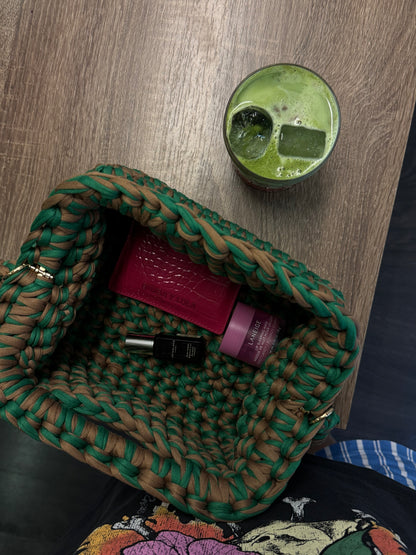 Textile String Crochet Bag