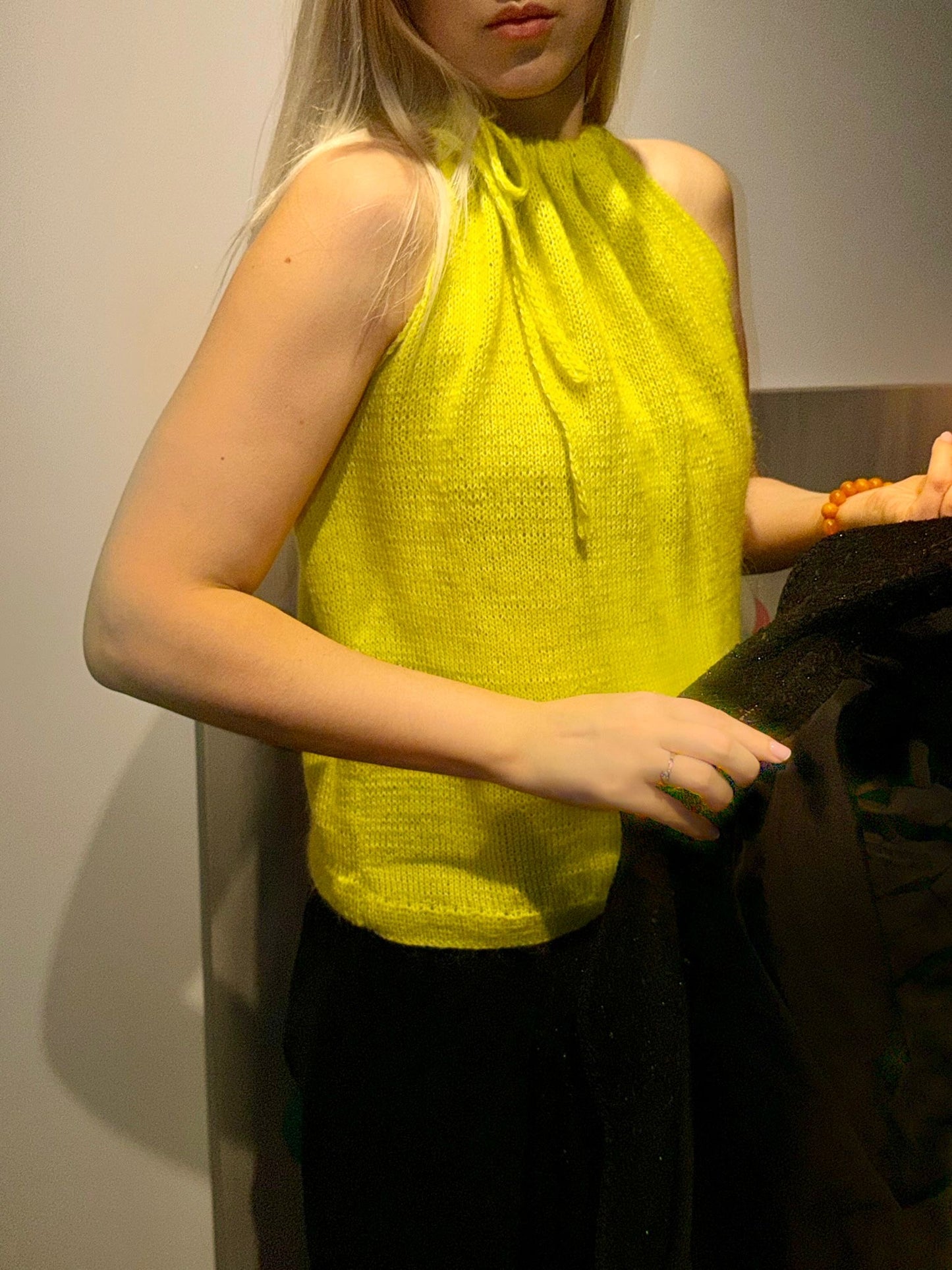 Knitted Mohair Top